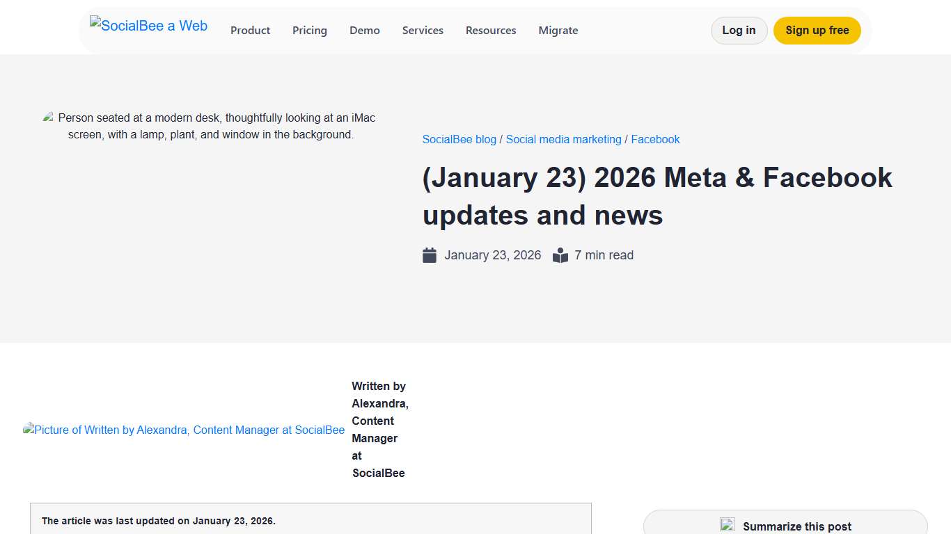 (January 23) 2026 Meta & Facebook updates and news - SocialBee